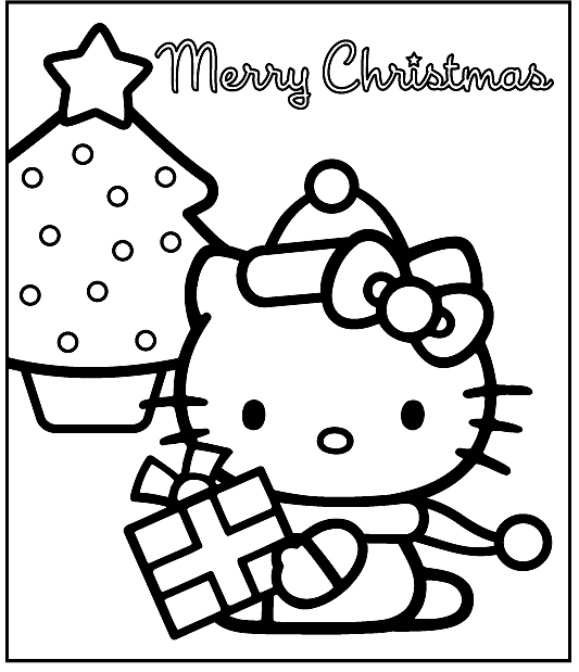 Dessin à colorier: Hello Kitty (Dessins Animés) #37066 - Coloriages à Imprimer Gratuits