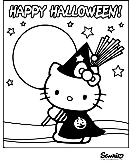 Dessin à colorier: Hello Kitty (Dessins Animés) #37079 - Coloriages à Imprimer Gratuits