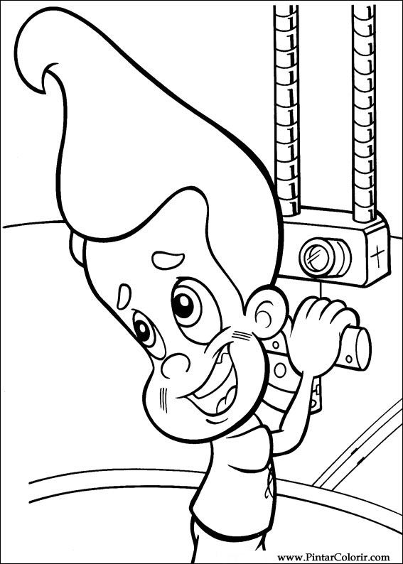Dessin à colorier: Jimmy Neutron (Dessins Animés) #49038 - Coloriages à Imprimer Gratuits