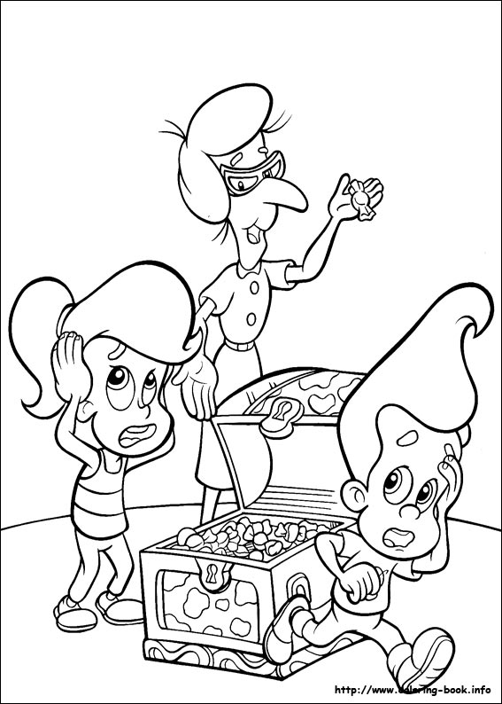 Dessin à colorier: Jimmy Neutron (Dessins Animés) #49046 - Coloriages à Imprimer Gratuits