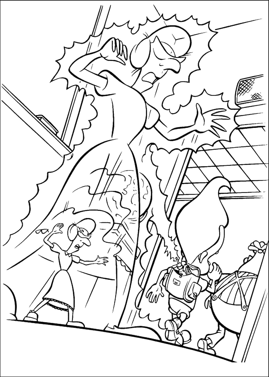 Dessin à colorier: Jimmy Neutron (Dessins Animés) #49068 - Coloriages à Imprimer Gratuits