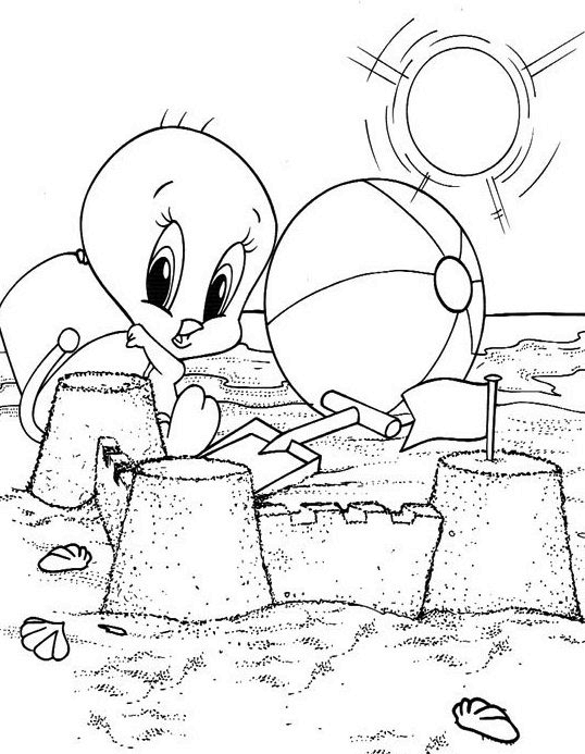 Dessin à colorier: Looney Tunes (Dessins Animés) #39154 - Coloriages à Imprimer Gratuits