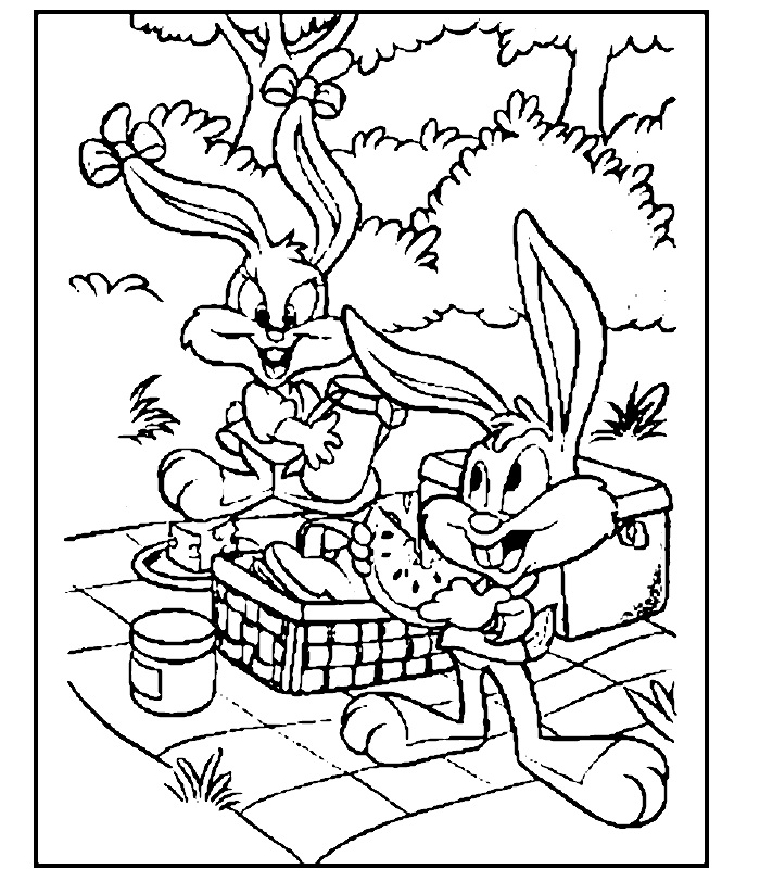 Dessin à colorier: Looney Tunes (Dessins Animés) #39167 - Coloriages à Imprimer Gratuits