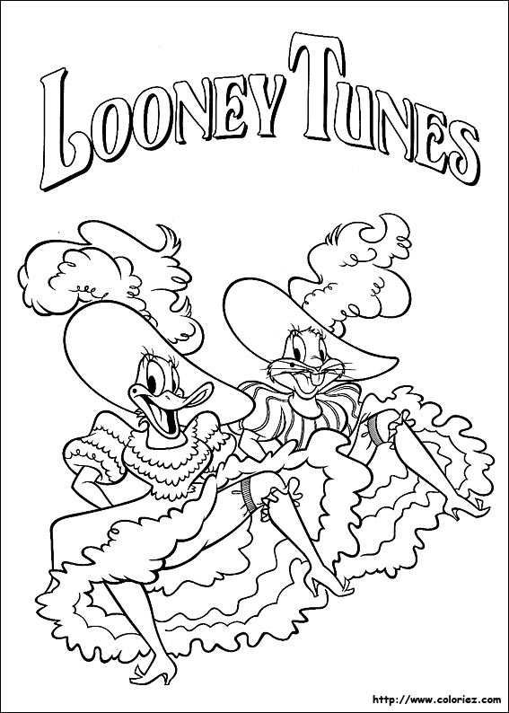 Dessin à colorier: Looney Tunes (Dessins Animés) #39192 - Coloriages à Imprimer Gratuits