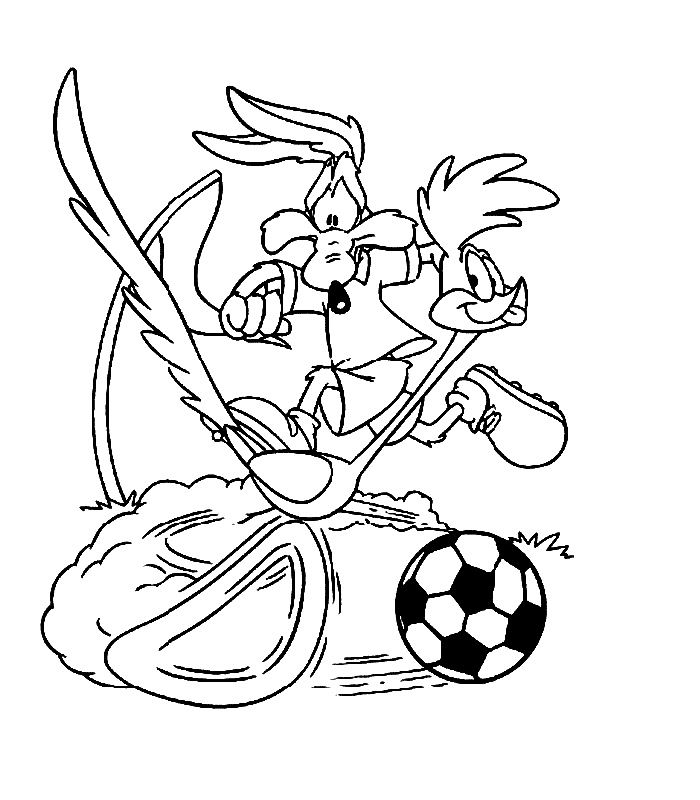Dessin à colorier: Looney Tunes (Dessins Animés) #39199 - Coloriages à Imprimer Gratuits