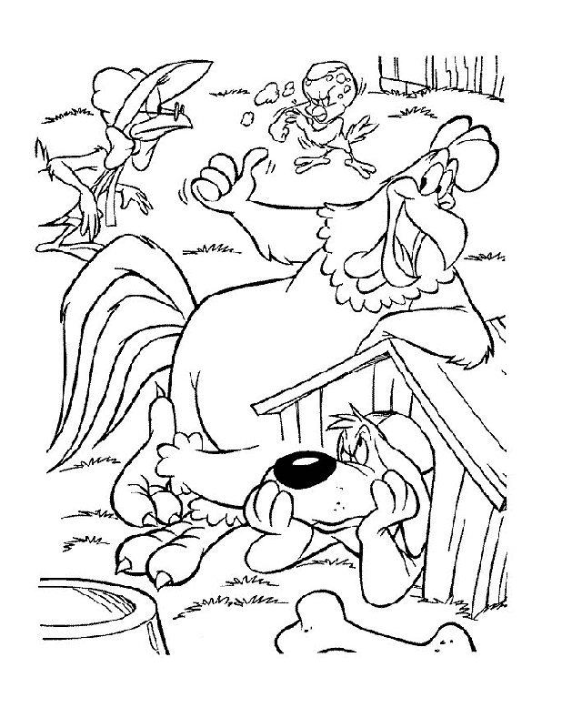 Dessin à colorier: Looney Tunes (Dessins Animés) #39206 - Coloriages à Imprimer Gratuits