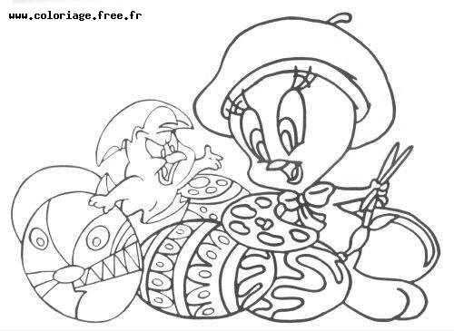 Dessin à colorier: Looney Tunes (Dessins Animés) #39283 - Coloriages à Imprimer Gratuits