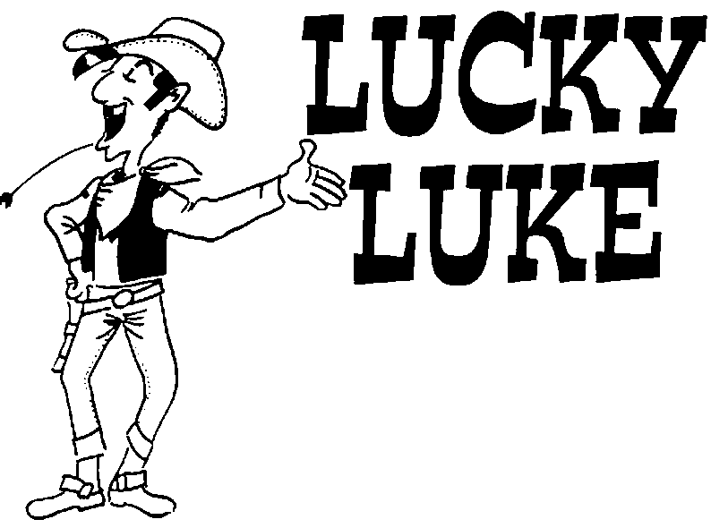 Dessin à colorier: Lucky Luke (Dessins Animés) #25600 - Coloriages à Imprimer Gratuits