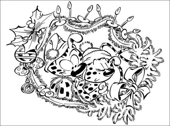 Dessin à colorier: Marsupilami (Dessins Animés) #50164 - Coloriages à Imprimer Gratuits