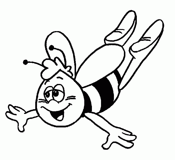 Dessin à colorier: Maya l'abeille (Dessins Animés) #28279 - Coloriages à Imprimer Gratuits
