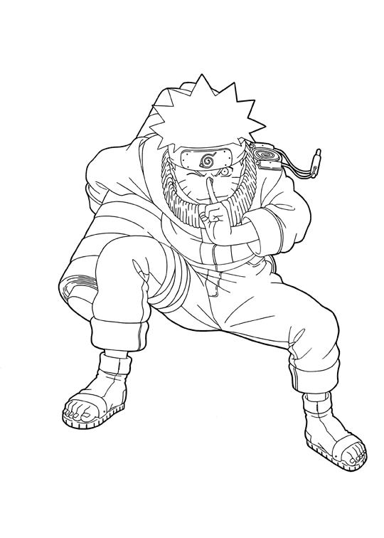 Dessin à colorier: Naruto (Dessins Animés) #38107 - Coloriages à Imprimer Gratuits