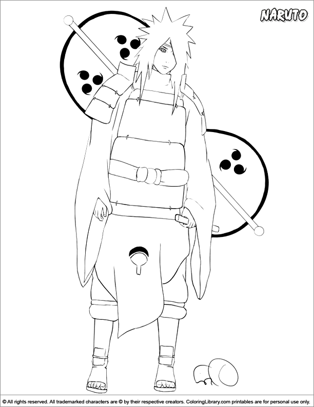 Dessin à colorier: Naruto (Dessins Animés) #38163 - Coloriages à Imprimer Gratuits