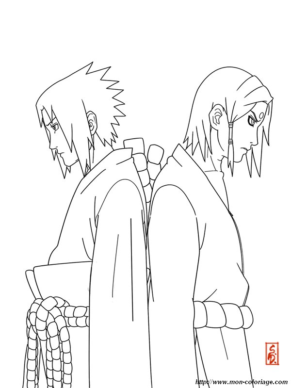 Dessin à colorier: Naruto (Dessins Animés) #38164 - Coloriages à Imprimer Gratuits