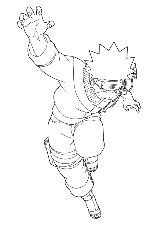 Dessin à colorier: Naruto (Dessins Animés) #38171 - Coloriages à Imprimer Gratuits