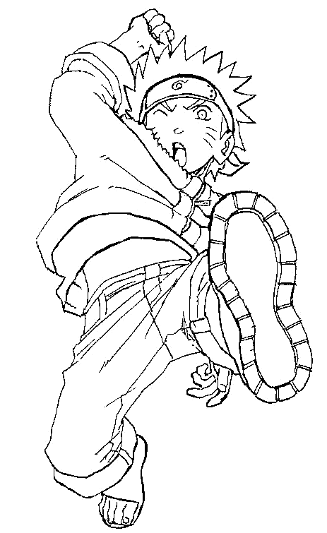 Dessin à colorier: Naruto (Dessins Animés) #38209 - Coloriages à Imprimer Gratuits