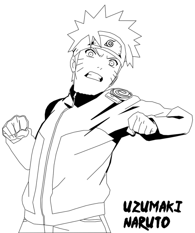 Dessin à colorier: Naruto (Dessins Animés) #38221 - Coloriages à Imprimer Gratuits