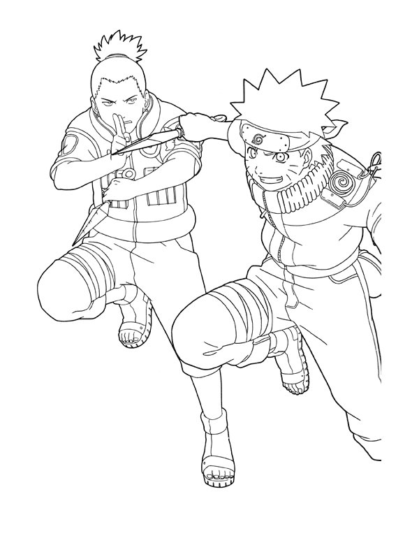 Dessin à colorier: Naruto (Dessins Animés) #38321 - Coloriages à Imprimer Gratuits