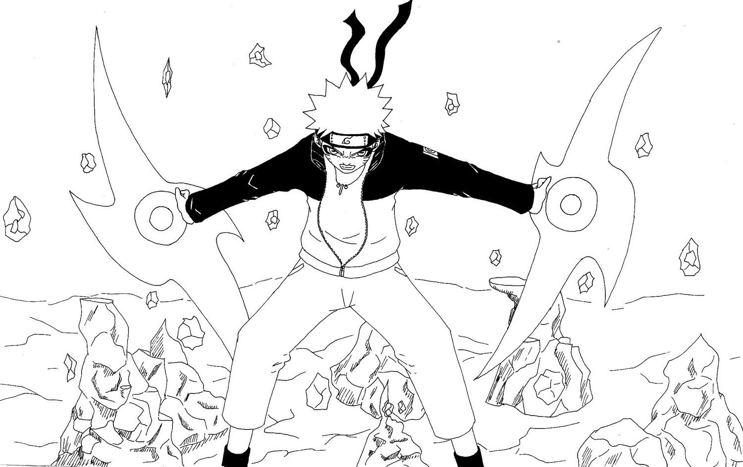 Dessin à colorier: Naruto (Dessins Animés) #38330 - Coloriages à Imprimer Gratuits