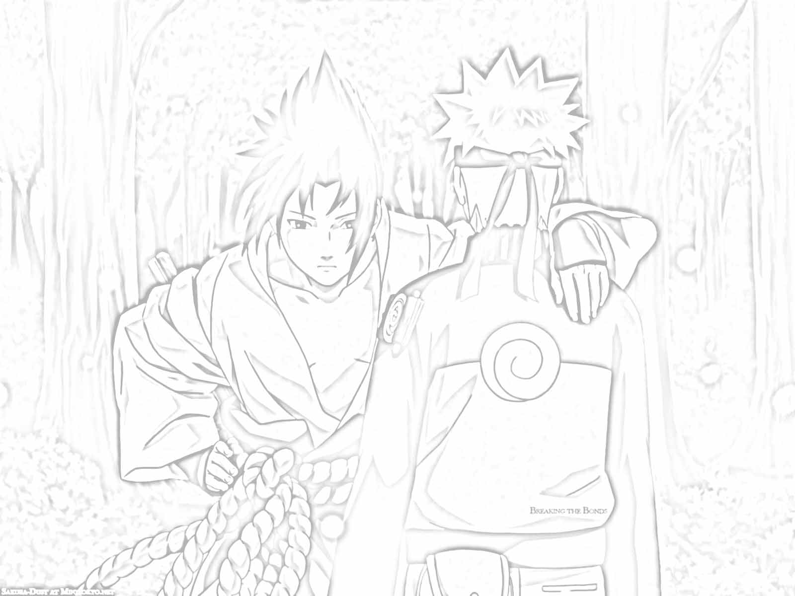 Dessin à colorier: Naruto (Dessins Animés) #38360 - Coloriages à Imprimer Gratuits