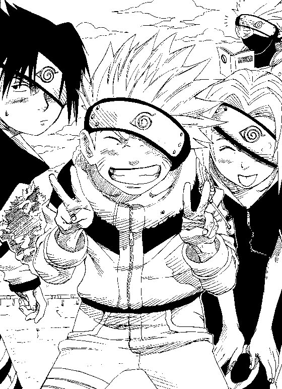 Dessin à colorier: Naruto (Dessins Animés) #38380 - Coloriages à Imprimer Gratuits