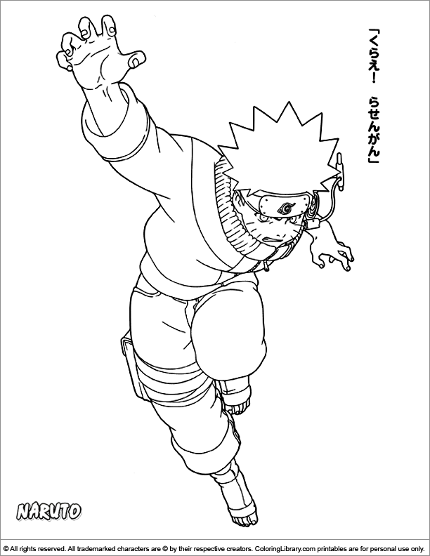 Dessin à colorier: Naruto (Dessins Animés) #38389 - Coloriages à Imprimer Gratuits