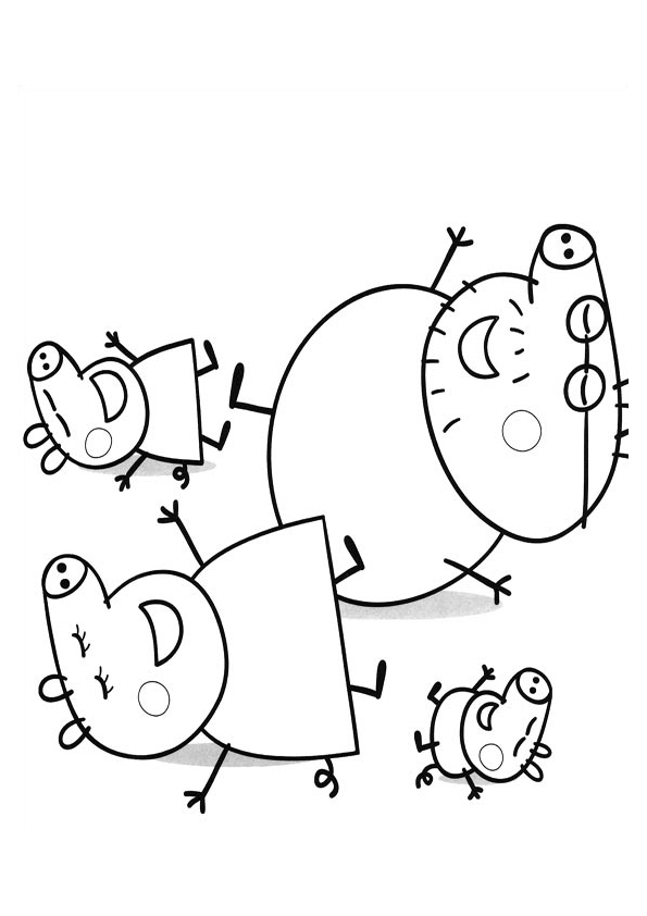 Dessin à colorier: Peppa Pig (Dessins Animés) #43918 - Coloriages à Imprimer Gratuits