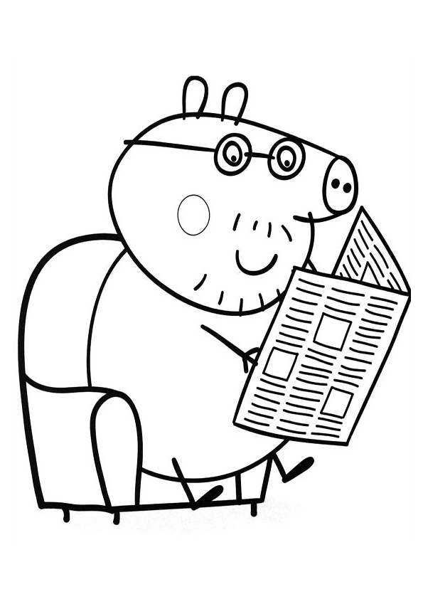 Dessin à colorier: Peppa Pig (Dessins Animés) #43921 - Coloriages à Imprimer Gratuits