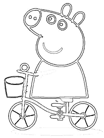 Dessin à colorier: Peppa Pig (Dessins Animés) #43966 - Coloriages à Imprimer Gratuits