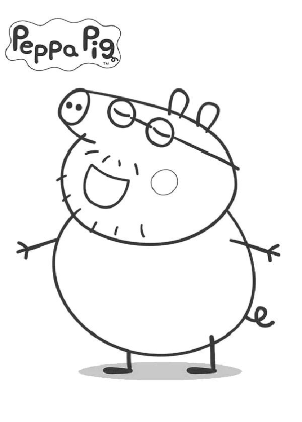 Dessin à colorier: Peppa Pig (Dessins Animés) #43967 - Coloriages à Imprimer Gratuits