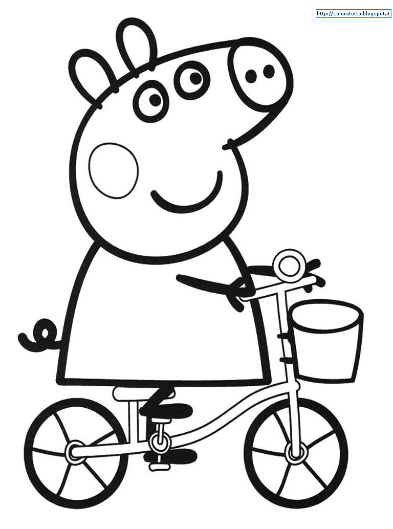 Dessin à colorier: Peppa Pig (Dessins Animés) #43968 - Coloriages à Imprimer Gratuits