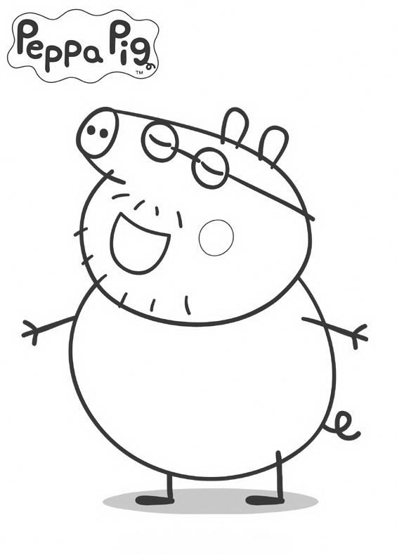 Dessin à colorier: Peppa Pig (Dessins Animés) #44000 - Coloriages à Imprimer Gratuits