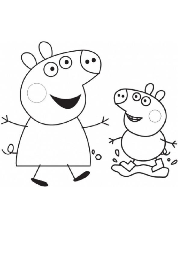 Dessin à colorier: Peppa Pig (Dessins Animés) #44008 - Coloriages à Imprimer Gratuits