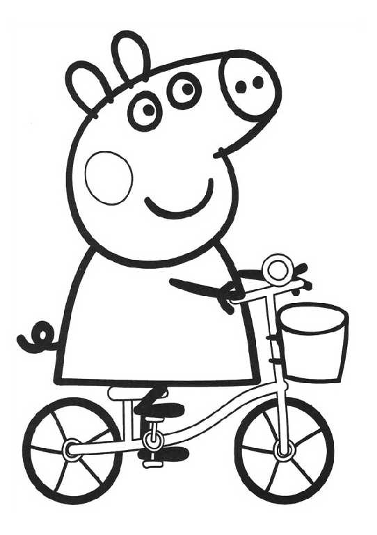 Dessin à colorier: Peppa Pig (Dessins Animés) #44025 - Coloriages à Imprimer Gratuits