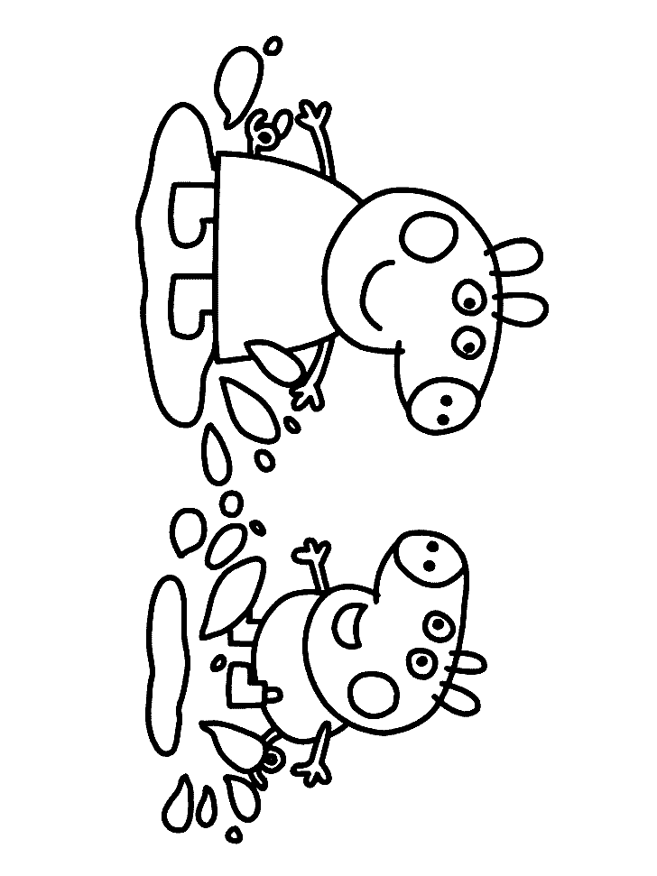 Dessin à colorier: Peppa Pig (Dessins Animés) #44040 - Coloriages à Imprimer Gratuits