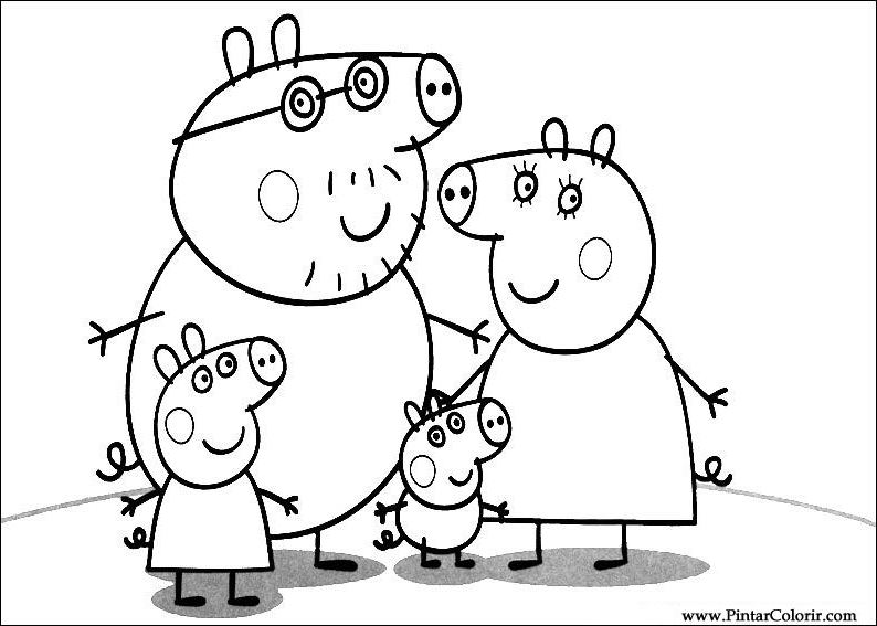 Dessin à colorier: Peppa Pig (Dessins Animés) #44065 - Coloriages à Imprimer Gratuits