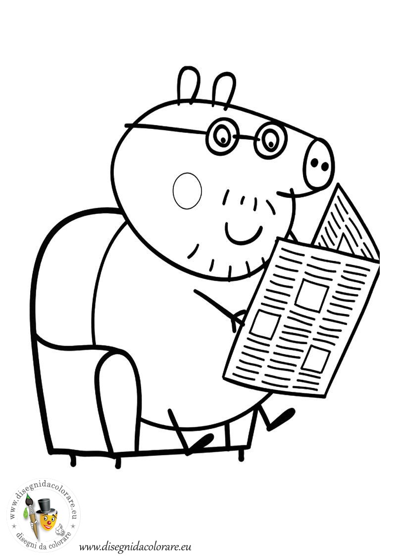 Dessin à colorier: Peppa Pig (Dessins Animés) #44069 - Coloriages à Imprimer Gratuits