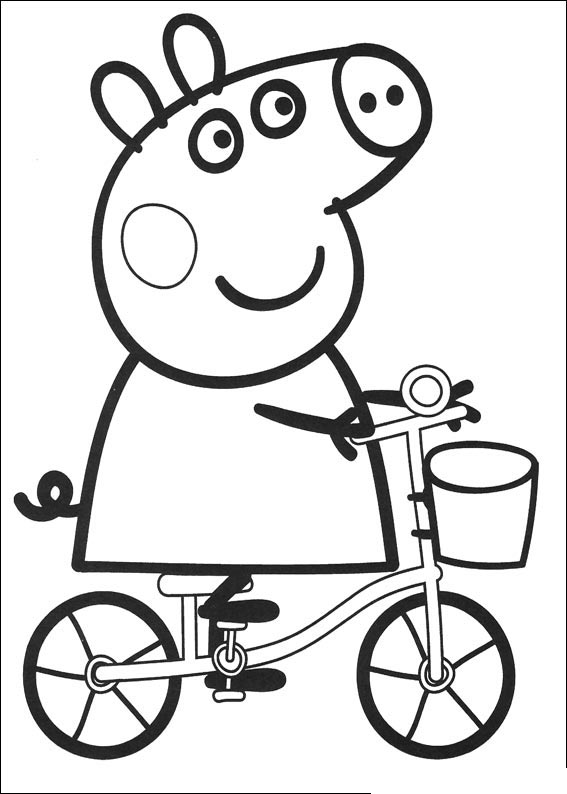 Dessin à colorier: Peppa Pig (Dessins Animés) #44093 - Coloriages à Imprimer Gratuits