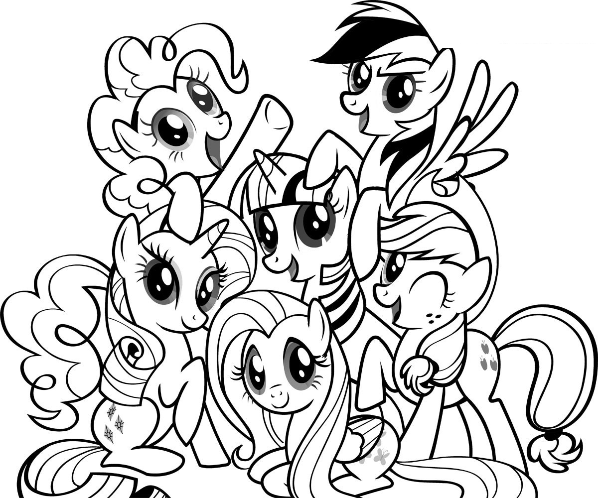 Dessin à colorier: Petit Poney (Dessins Animés) #41861 - Coloriages à Imprimer Gratuits