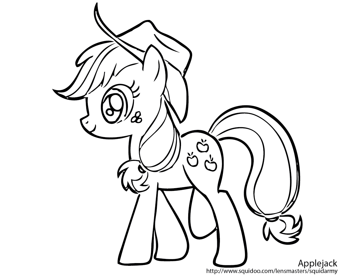 Dessin à colorier: Petit Poney (Dessins Animés) #41864 - Coloriages à Imprimer Gratuits