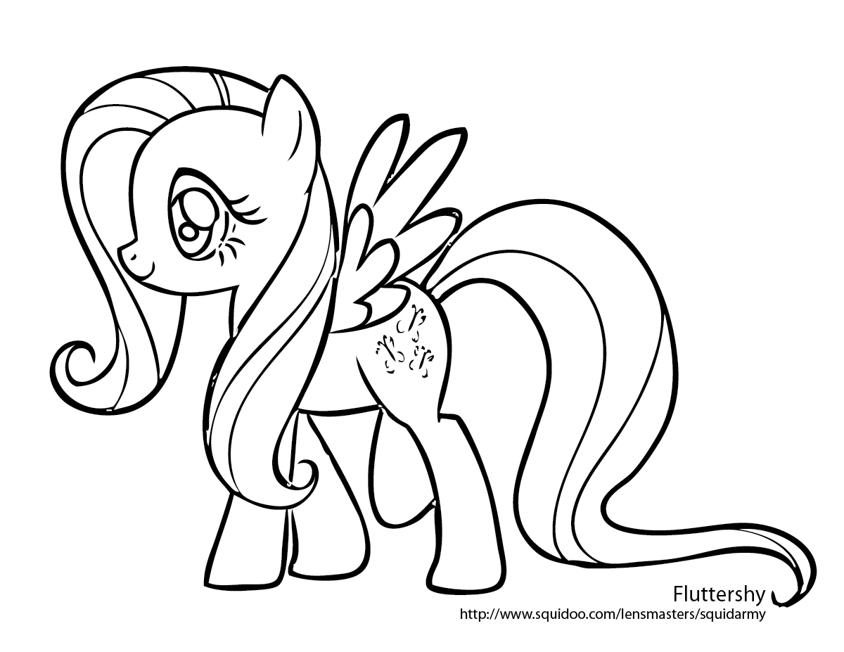 Dessin à colorier: Petit Poney (Dessins Animés) #41868 - Coloriages à Imprimer Gratuits