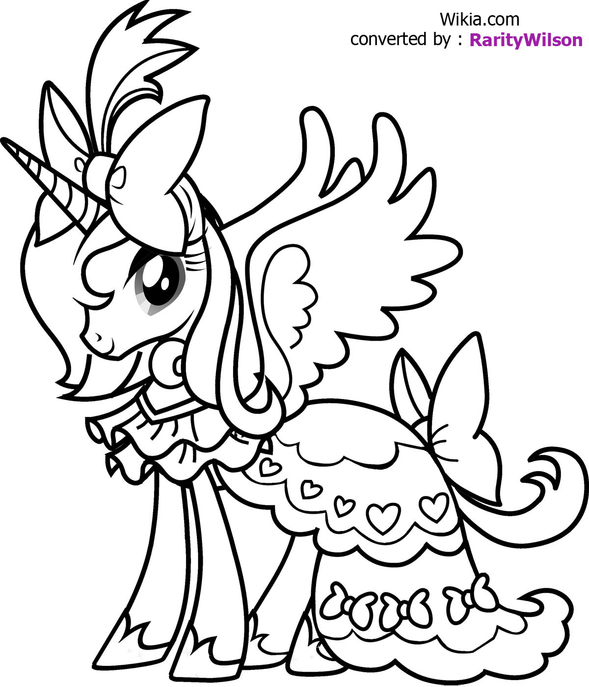 Dessin à colorier: Petit Poney (Dessins Animés) #41874 - Coloriages à Imprimer Gratuits