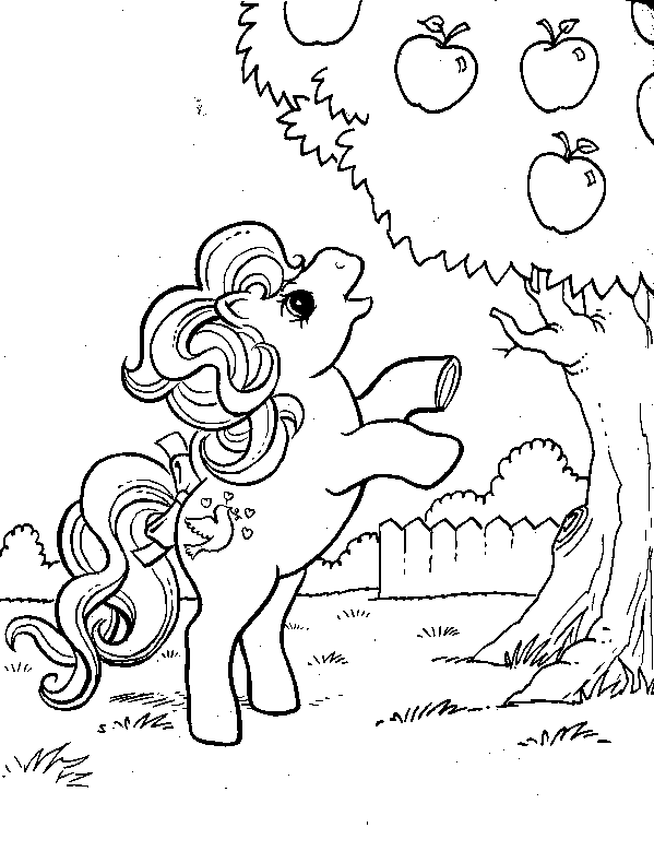 Dessin à colorier: Petit Poney (Dessins Animés) #41876 - Coloriages à Imprimer Gratuits