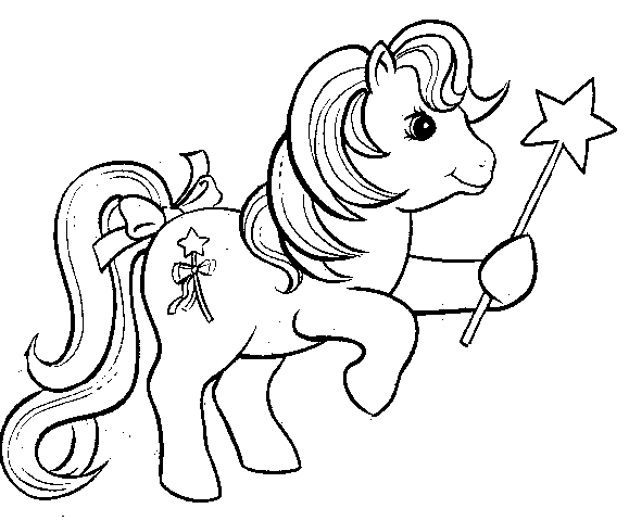 Dessin à colorier: Petit Poney (Dessins Animés) #41886 - Coloriages à Imprimer Gratuits