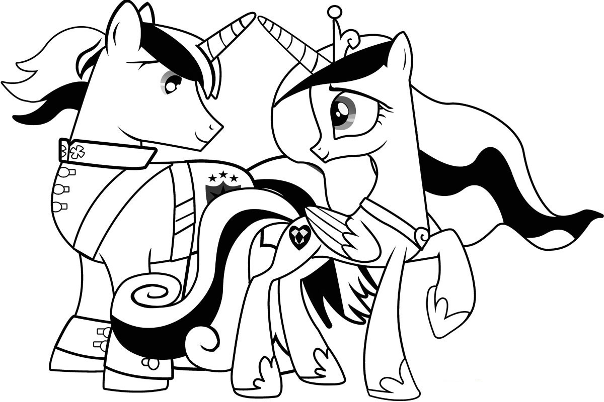 Dessin à colorier: Petit Poney (Dessins Animés) #41888 - Coloriages à Imprimer Gratuits