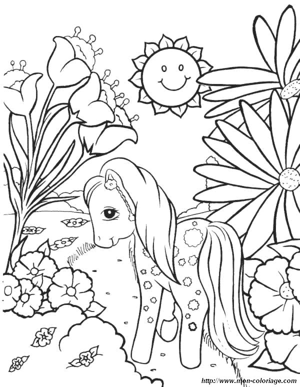 Dessin à colorier: Petit Poney (Dessins Animés) #41896 - Coloriages à Imprimer Gratuits