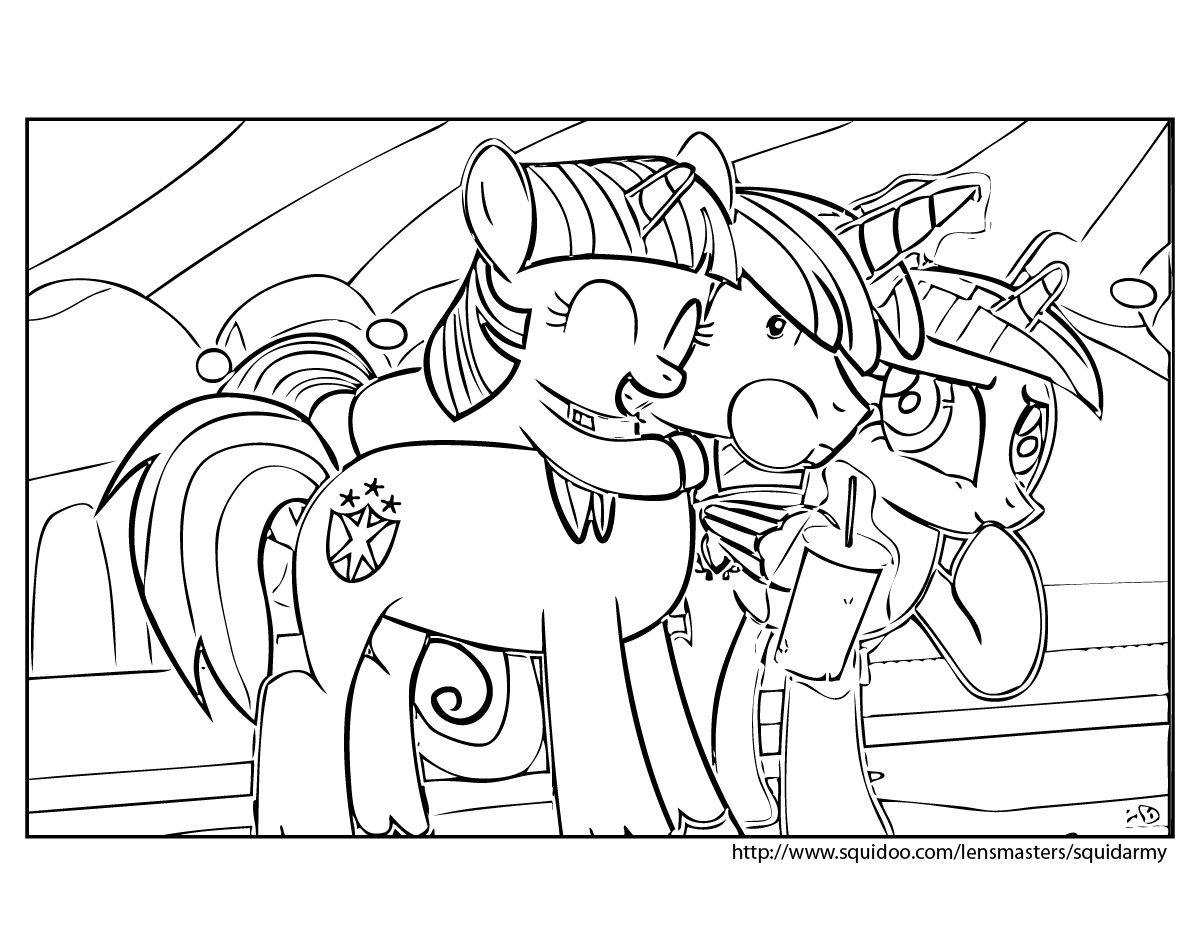 Dessin à colorier: Petit Poney (Dessins Animés) #41899 - Coloriages à Imprimer Gratuits