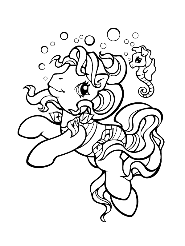 Dessin à colorier: Petit Poney (Dessins Animés) #41905 - Coloriages à Imprimer Gratuits