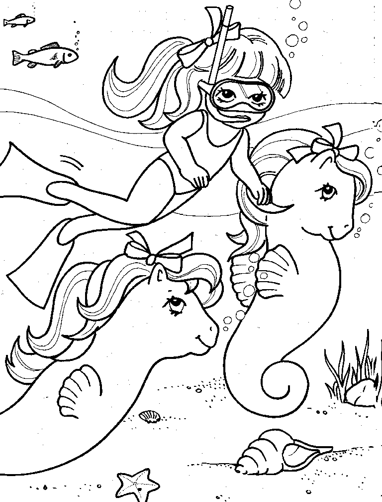 Dessin à colorier: Petit Poney (Dessins Animés) #41906 - Coloriages à Imprimer Gratuits