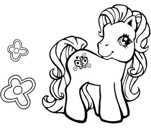 Dessin à colorier: Petit Poney (Dessins Animés) #41907 - Coloriages à Imprimer Gratuits