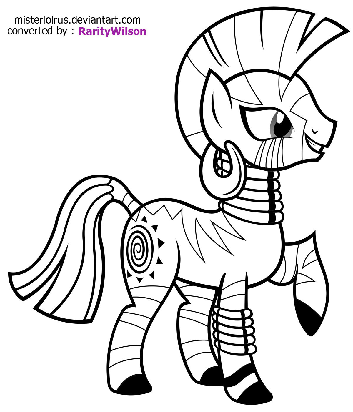 Dessin à colorier: Petit Poney (Dessins Animés) #41915 - Coloriages à Imprimer Gratuits